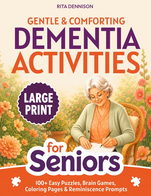 Gentle & Comforting Dementia Activities for Seniors book cover