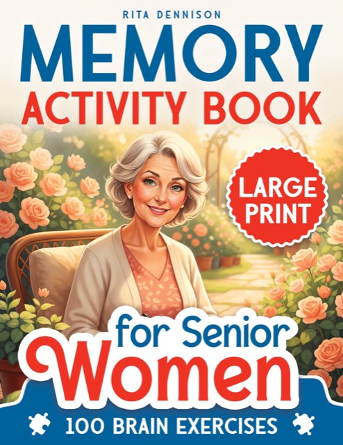 Cover of Memory Activity Book for Senior Women by Rita Dennison